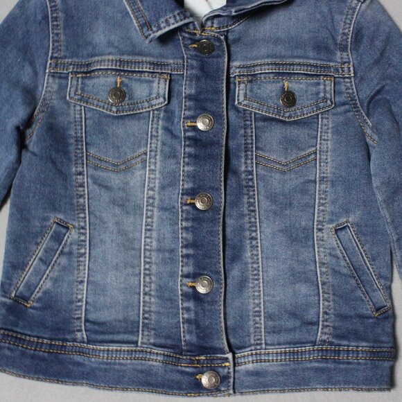 Cat & Jack Girls Denim Jacket | Size 5T | Medium Wash - Picture 4 of 6